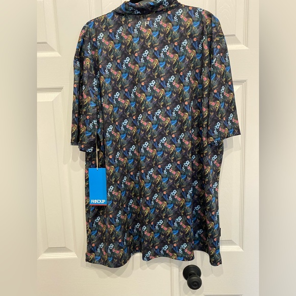 New! HandUp Hawaiian SHRIMP ON THE BARBIE Button Up Shirt XXL - Picture 3 of 6